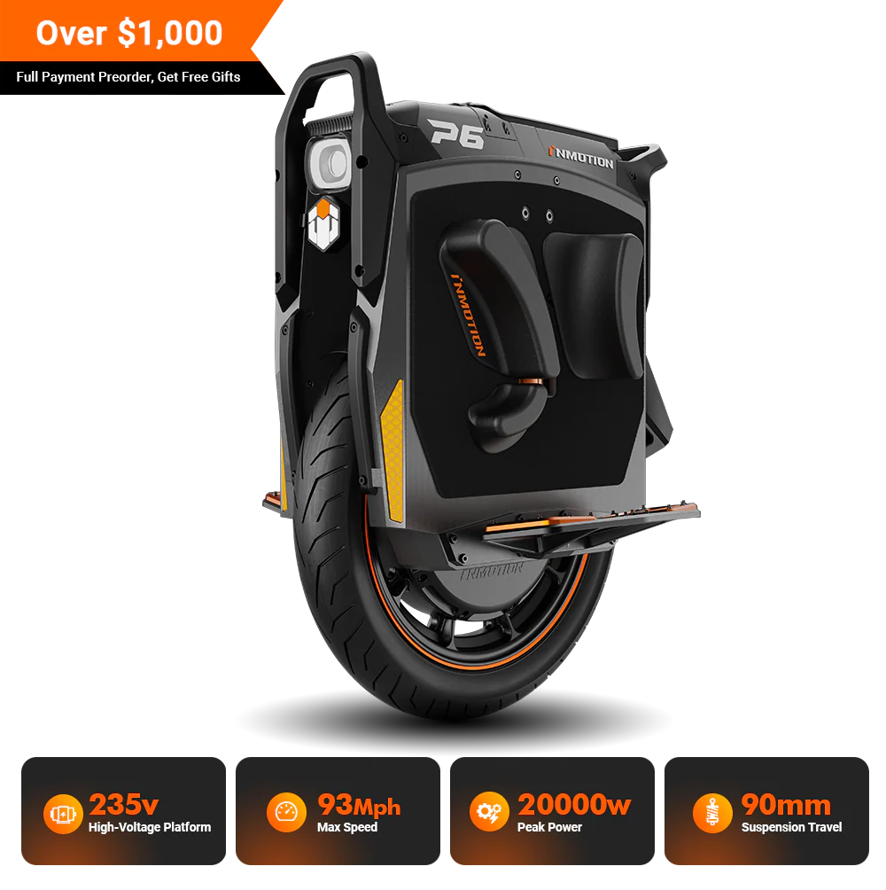 Inmotion P6: 235V Electric Unicycle