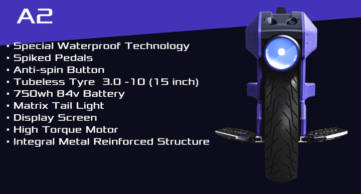 Begode A2 14" Inch Electric Unicycle