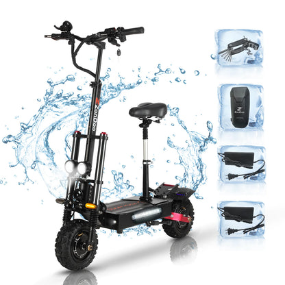 ZonDoo ZO03 Plus Electric Scooter For Adults 5600W/6000W Dual Motors