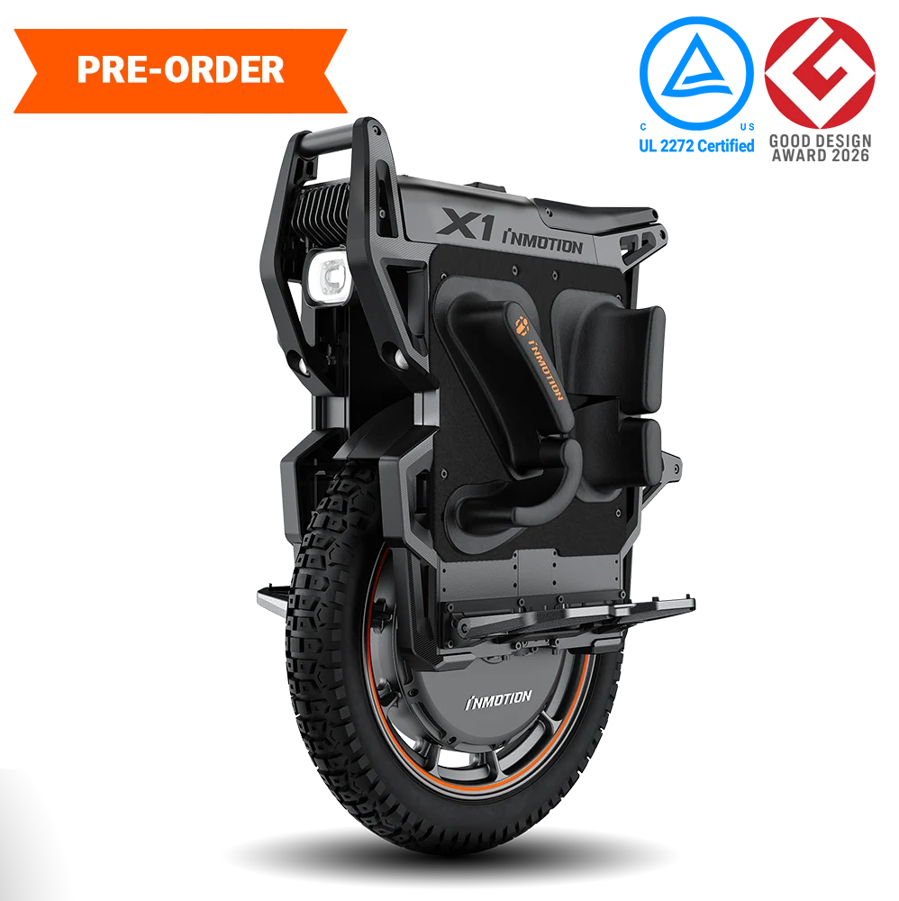 Inmotion X1 (Preorder) 235V Electric Unicycle UL Certified