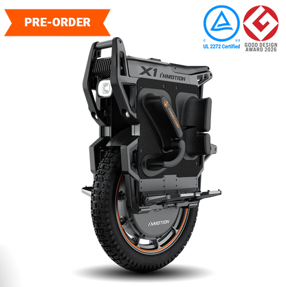 Inmotion X1 (Preorder) 235V Electric Unicycle UL Certified